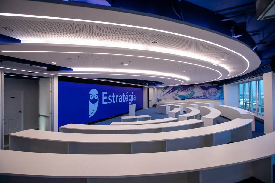 Auditório da sede do Estratégia em Alphaville