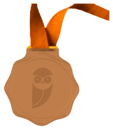Medalha de bronze da Olimpíada da Coruja